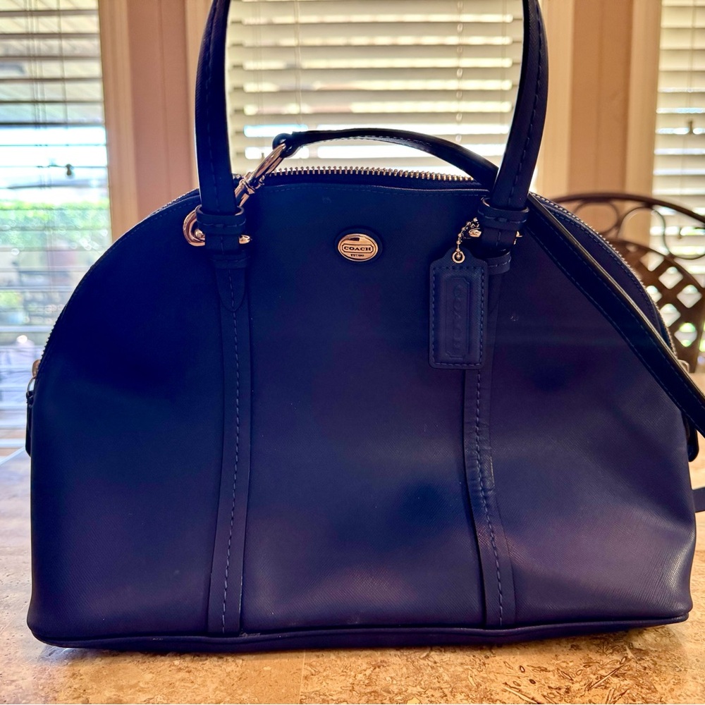Coach Dark Blue Women's Satchel